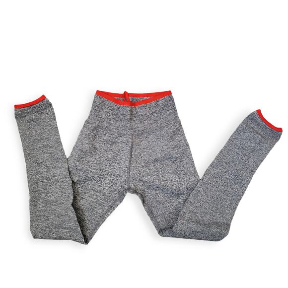 ATHLETA Andes High Rise 27" Gray Red Seamless Tight Legging Women Sz XS - Picture 2 of 11